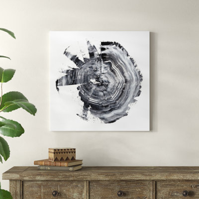 Tree Ring Abstract II by Ethan Harper - Wrapped Canvas Painting