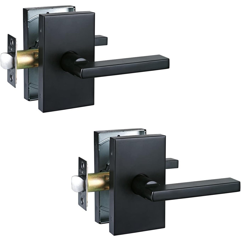 Levier de porte, Noir mat