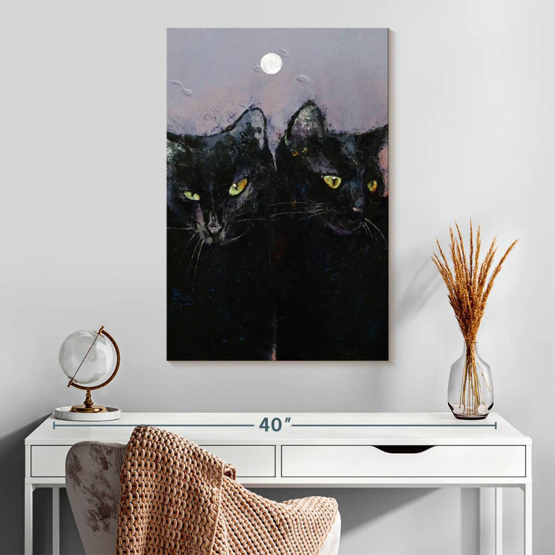 Brampt Gothic Cats, 30" H x 20" W