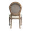Chaise d'appoint rembourrée gris sable Duffield