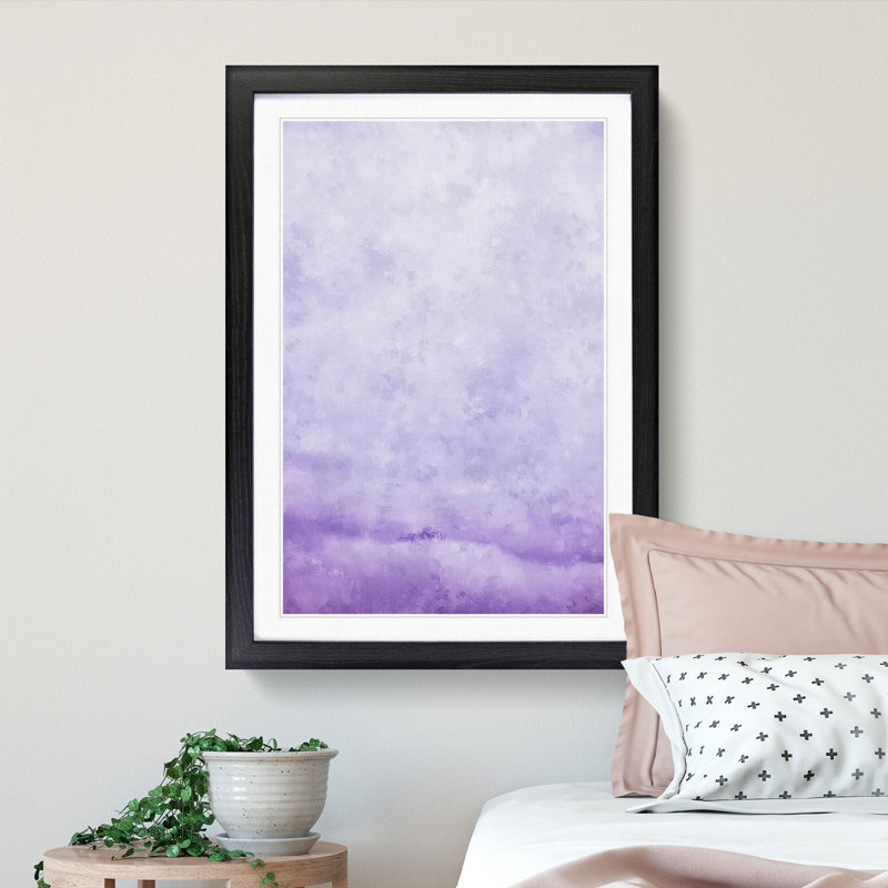 Italian Mountain Top - Framed Print, 87cm H x 62cm W x 2cm D, Black Framed