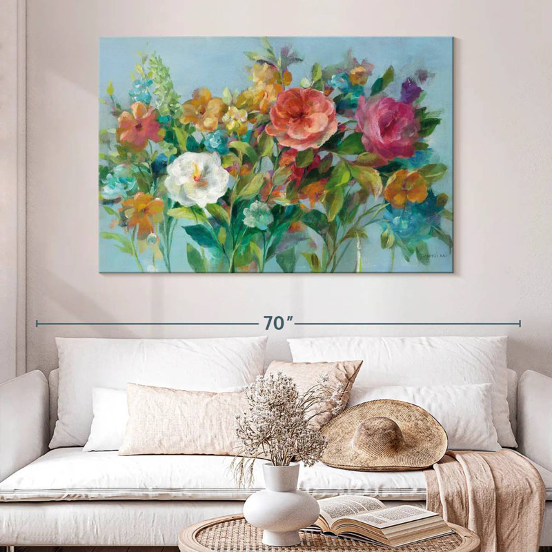 Harnek Country Florals, H 34 po x l 51 po