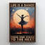 Life Is A Dance - 1 pièce, reproduction d'art graphique sur toile tendue-27472027