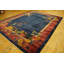 Tapis art déco chinois antique bleu marine