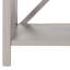 Bibliothèque en bois massif H 35,6 "x l 33,5" Paignt-1727099189