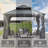 12X12FT Gazebo Metal, Mosquito Net For Outdoor Use With Galvanized Steel Double Roof & Drainage System (Grey)-123219010