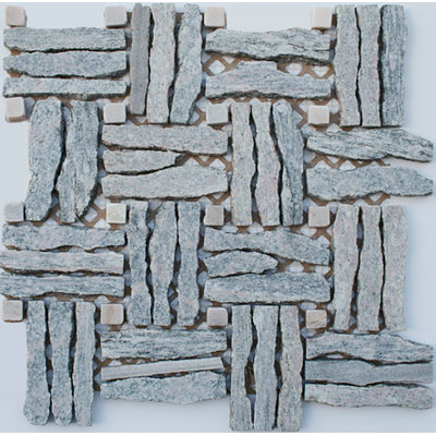 Carreau de mosaïque fantaisie en granit Landscape Wonder