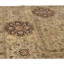 Tapis doré en laine noué à la main de conception unique 10 pi 3 po x 17 pi 5 po