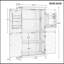 Armoire de rangement pour salle de bain élégante, unité de rangement pour salle de bain, armoire autoportante avec 4 portes, tablettes réglables, tablettes adaptables, noir-517390988