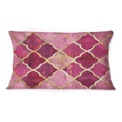 Coussin lombaire Mid-Century Trellis I - Mid-Century