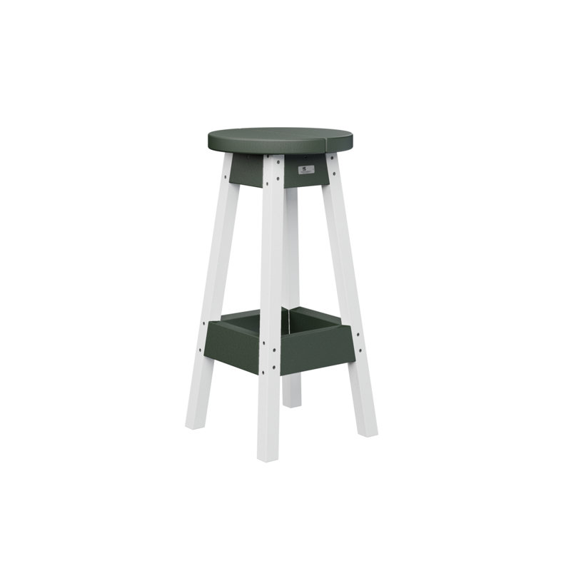 Berlin Gardens Outdoor Bar Stool, 30", Scarlet Red