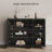 Cesiro 46.65'' W Sideboard With 3 Fluted Doors And Adjustable Shelves-1924830432