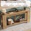 Console 70,9 pouces à 2 niveaux en bois, canapé long et étroit derrière le canapé-537026222