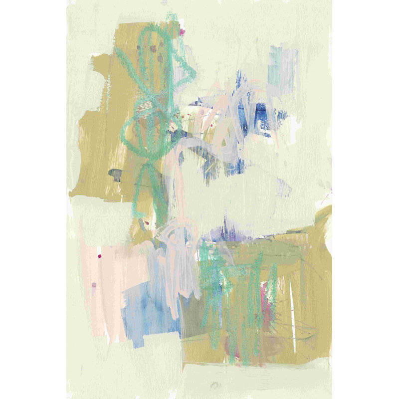 Balancing Pastels II, H 18 po x l 12 po, Toile tendue, Sans cadre