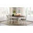 Aashma 6 - Person Extendable Solid Wood Top Four Leg Dining Set