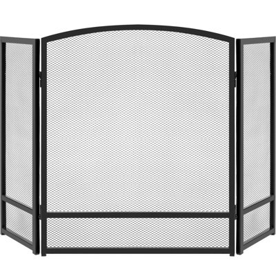 Brendetta 3 Panel Steel Fireplace Screen