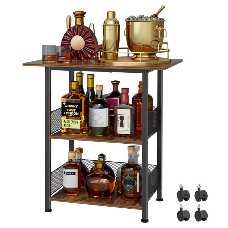 Floor Wine Bottle Rack Black,Brown
