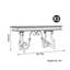 Bureau en bois massif American Style