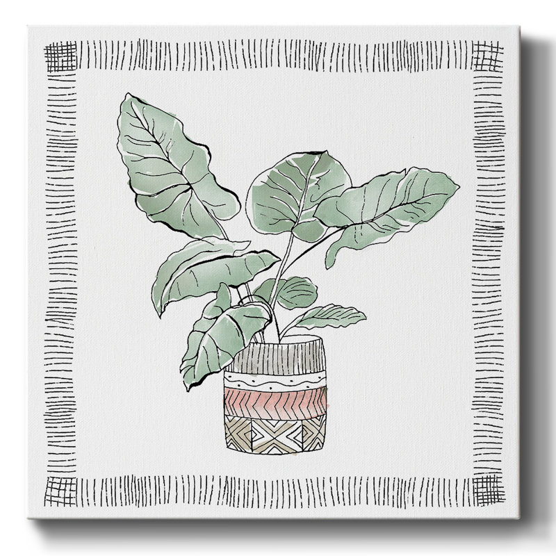 Fleur de braise sur toile, H 8 po x l 8 po