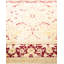 Tapis jaune / rouge / beige noué à la main de conception unique 8 pi 1 po x 10 pi 5 po Keenan
