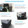 32Qt Car Freezer Portable Refrigerator with APP Control and 6'' Off-road wheels, 12V,45W Cooler Freezer, No Battery