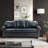Damore 81'' Wide Genuine Leather Sofa-70585321