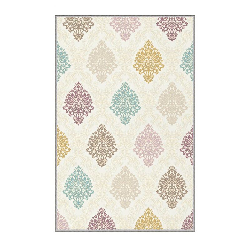 Antibacterial Hall Carpet, 3D Digital Printed, 3.3 x 4.9 ft | 100% Polyester, 0.3 in Pile Height, Non-Slip Underside, Machine Washable, Durable & Easy Care | Perfect for Living Room, Entryway & Home Décor