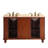 Teme 55'' Double Bathroom Vanity with Stone Top