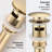 Bathroom Sink Pop-Up Drain With Overflow Vessel Sink,Stainless Steel,One Pieces,-106371697