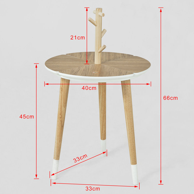 Mcneil Solid Wood End Table