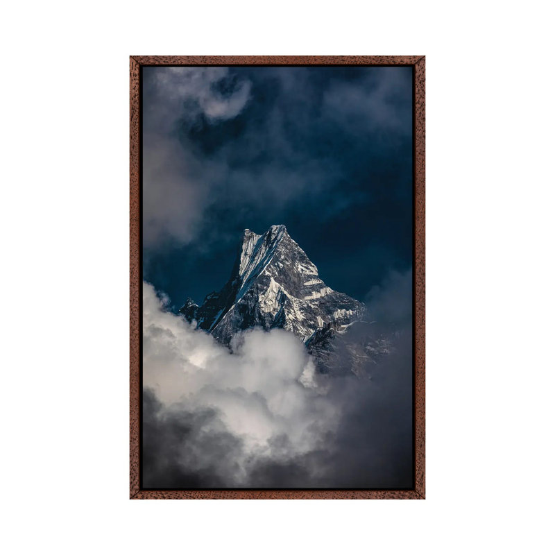 Nepal Himalayas Mount Everest In The Clouds by Alex G Perez - Gallery-Wrapped Canvas Giclée on Canvas