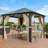10 Ft. W x 10 Ft. D and 12 Ft. W x 10 Ft. D Patio Gazebo with Curtains-113571341