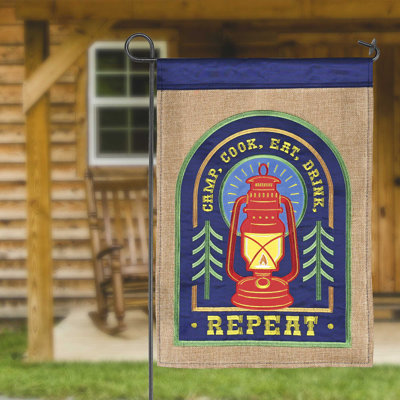 Flag Welcome To Our Campsite 13x18