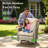 5 - Person Outdoor Conversation Set, Wicker Patio Sofa & Swivel Chair Set with Cushions-465986444