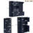 Multifunctional left-right combination hall cabinet (can be used separately) with storage and 4 hooks, storage cabinet/ hall tree 2 in 1 for living room, kitchen and hallway-499418338