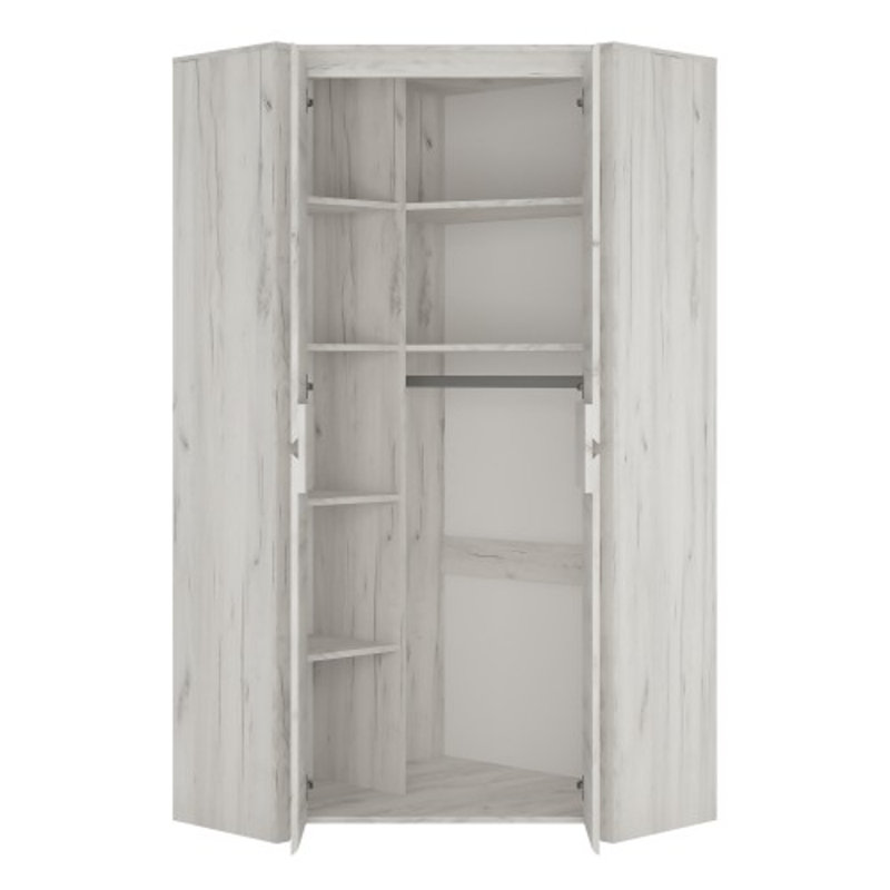 Abbotstown 2 Door Solid Wood Wardrobe