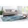 Rizer Abstract Blue Area Rug