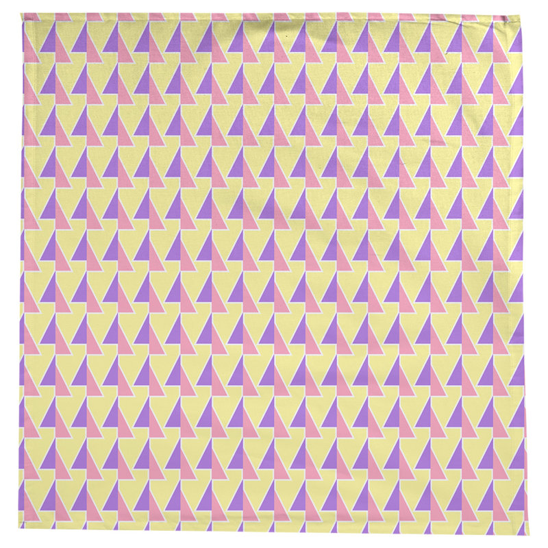 Flèches Nappe, Mauve / jaune / rose