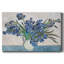 Iris bleu - toile tendue avec châssis-1005180949