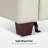 Wall-hugger Power Recliner, High Leg Recliner with Adjustable Headrest, for Small Spaces, Faux Leather-1359841494