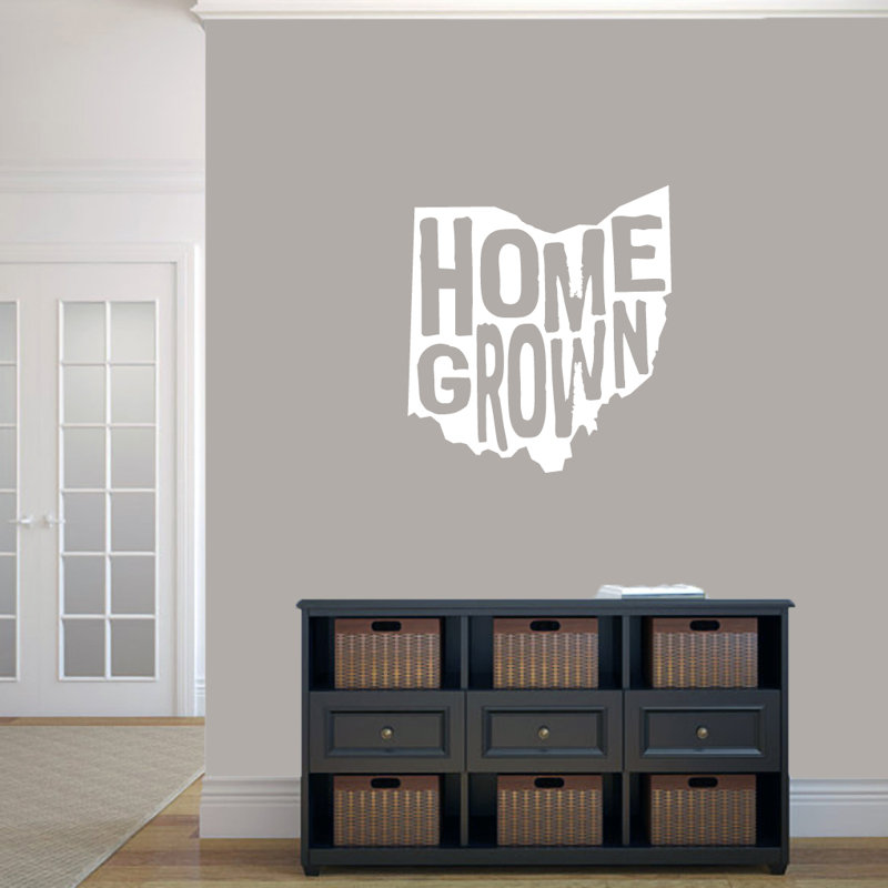 Décalcomanie murale ohio maison, Blanc