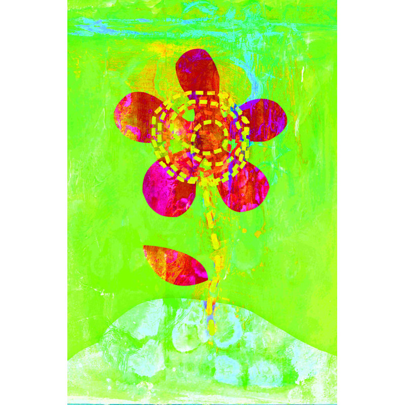 Wacky Colors - Impression sur toile tendue, H 36 po x l 24 po x P 1,25 po
