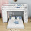 Lit superposé simple au dessus d'un lit double avec tiroirs Jamile Kids-152898636