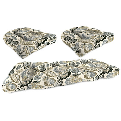 Outdoor Wicker Cushion Set for Bench and 2 Seats