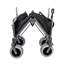 3-In-1 Collapsible Wagon Converts To Bench Convertible Folding Wagon Cart With Rear-Mounted Folding Tabletop-503640334