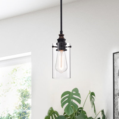 Luminaire suspendu à cylindre simple 1 lumières Jandreau