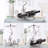 Boat-Shaped Wine Rack with Glass Holder