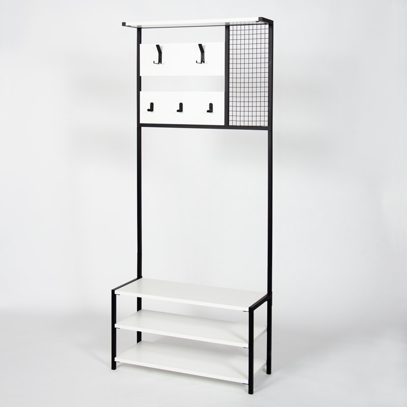 Chantal Hall Tree 78cm Wide, White