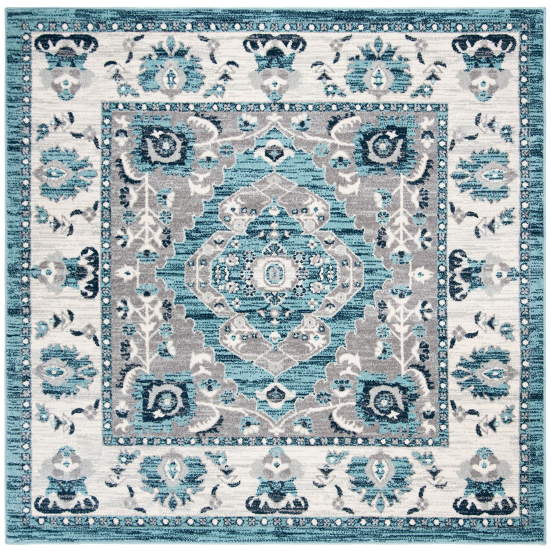 Tapis oriental performance Gutierez, Carré 6 pi 7 po