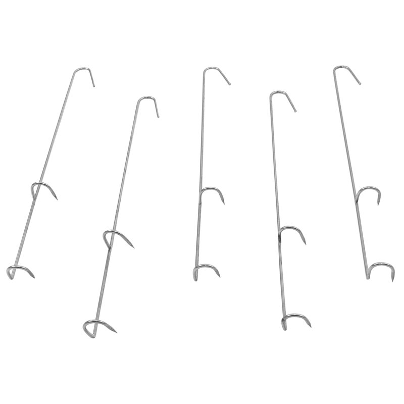 Aappo Stainless Steel (Shish Kebab) Skewer, Galvanized